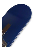 Kink- Blue multicolored snowboard on a white background