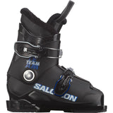 TeamT2-Black ski boot with branding on a white background