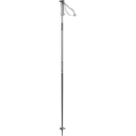 Polar- Ski poles with gray and white design on a white background