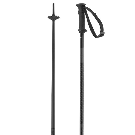 Polar Access-Two black ski poles on a white background