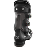 S/Pro Supra 90- Black ski boot with visible branding on a white background