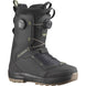 EchoDualBOA-A single Salomon snowboard boot with dual BOA lacing system, predominantly black in color, with brand logo visible.