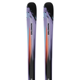 Stance Pro 86-Pair of Salomon skis with a colorful design on a white background