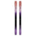 W Stance Pro 88- Pair of skis with a purple and pink gradient on a white background