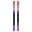 W Stance Pro 88- Pair of skis with a purple and pink gradient on a white background