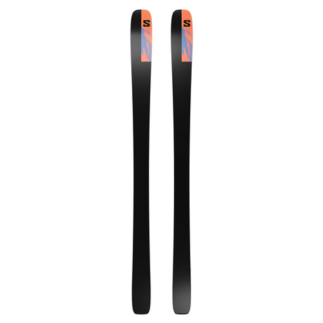 Stance Pro 90-Pair of Salomon skis with a colorful design on a white background