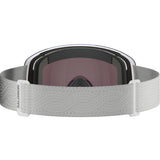 Radium Pro S Sigma Photo- Ski goggles with a purple lens and white strap on a white background