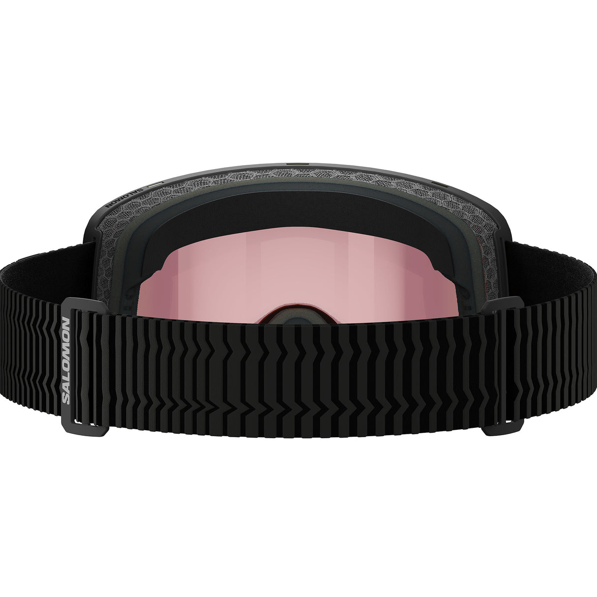 Sentry Pro OTG Sigma Photo- Black goggles with red-tinted lens on a white background