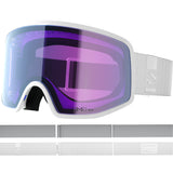 Sentry Pro OTG Sigma Photo- White goggles with blue-tinted lens on a white background