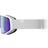 Sentry Pro OTG Sigma Photo- White goggles with blue-tinted lens on a white background