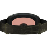 Aksium 2.0 Photo- Salomon ski goggles with green frame and blue lenses on a white background