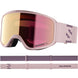 Aksium 2.0 S-Pink ski goggles with a strap on a white background