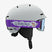 Player Junior Helmet and Goggle Combo- Light blue helmet and goggles with 'Salomon' branding on a white background