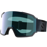 S/View 3 Photo- Black goggles with a reflective lens on a white background