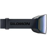 S/View 3 Photo- Black goggles with a reflective lens on a white background