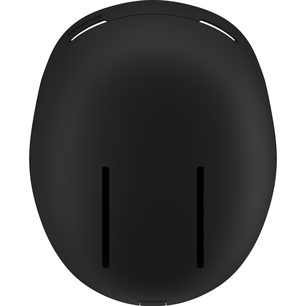 BrigadeIndexMIPS- Black helmet with black chin strap on a white background