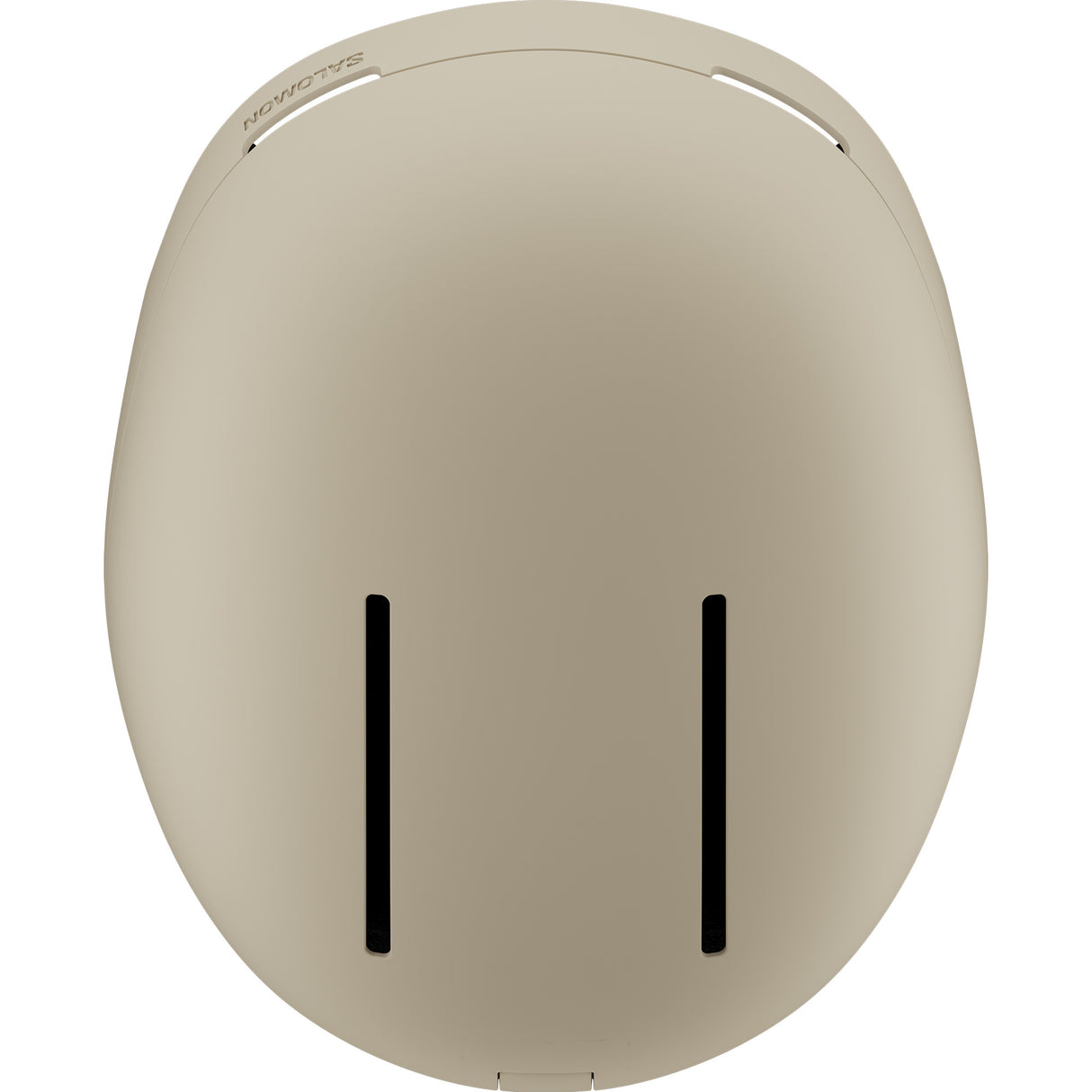 BrigadeIndexMIPS- Beige helmet with black chin strap on a white background