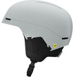 BrigadeIndexMIPS-Light blue helmet with black chin strap on a white background