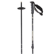 Steep Vario S3- Two black ski poles with Salomon branding on a white background