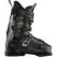 S/Pro Delta 100- A Salomon S/Pro Delta 100 GW Men's ski boot in black color featuring a buckled strap and the Salomon logo.
