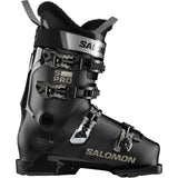 S/Pro Delta 80- Black Salomon ski boot on a white background
