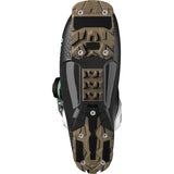 Shift Supra BOA 120- Salomon Shift Supra BOA 120 GW Mens Ski Boots for 2027, featuring a BOA lacing system, in a color combination of black, white, and green, with the Salomon logo prominently displayed.