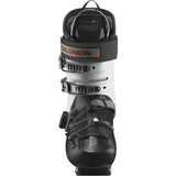 Shift Supra BOA 120- Salomon Shift Supra BOA 120 GW Mens Ski Boots for 2027, featuring a BOA lacing system, in a color combination of black, white, and green, with the Salomon logo prominently displayed.