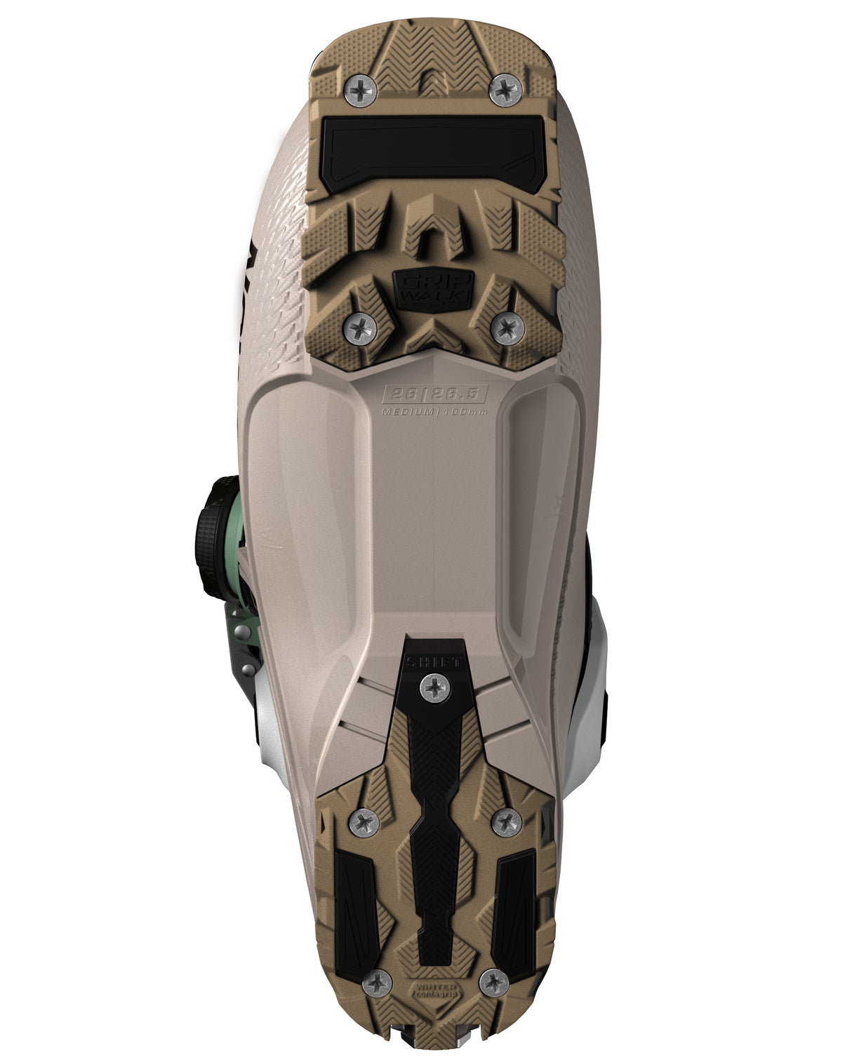 Shift Supra BOA 100- Salomon ski boot with visible branding on a white background