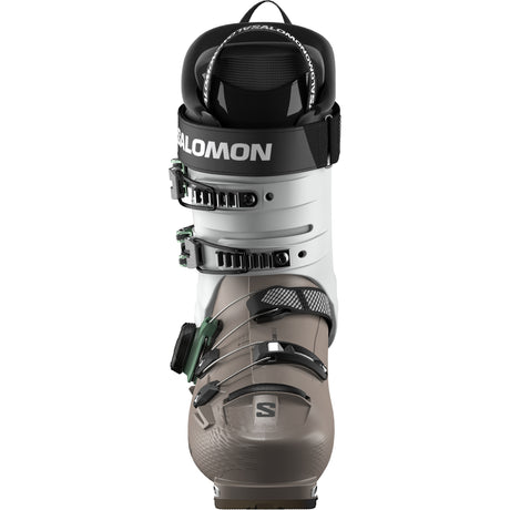 Shift Supra BOA 100- Salomon ski boot with visible branding on a white background