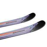Stance Pro 86-Pair of Salomon skis with a colorful design on a white background