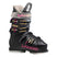 WConcept8.5BOA-A black Lange Concept 8.5 BOA GW women's ski boot with BOA lacing system and pink detailing.