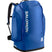 Go To Snow 50L-A blue Salomon boot bag with a 50L capacity, featuring a ventilated boot compartment and multiple accessory pockets. It has black padded backpack straps and the brand logo is visible.