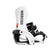 LTSupermatic- White snowboard binding with 'Nidecker' branding on a white background