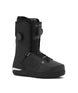 Lasso- Black dual BOA snowboard boot on a white background