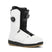 Lasso- White and black dual BOA snowboard boot on a white background