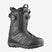 LaunchBOASjBOA-Black snowboard boot with white sole on a white background