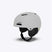 LedgeFSMIPS- Matte white helmet with black chin strap on a white background