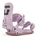 Legacy-Light pink snowboard binding with 'Union' branding on a white background