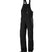 LegendaryInsulatedBibPant-Black bib overalls on a white background