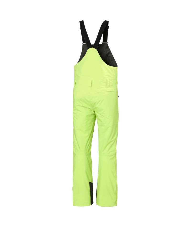 LegendaryInsulatedBibPant-Green bib overalls on a white background