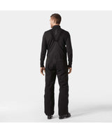 LegendaryInsulatedBibPant-Black bib overalls on a white background