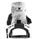 LightningSupermatic-White snowboard binding on a white background