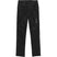LillehammerKidsPants-Black athletic pants with zippered side pockets and a white SWIX logo on the left thigh, shown against a plain white background.