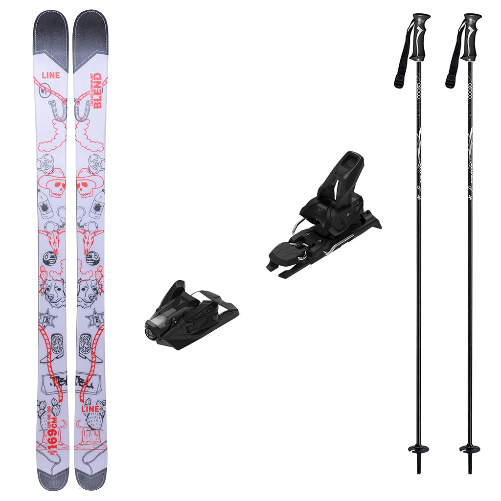 Line Blend TBL Skis 2027 with Strive 12 Bindings Ski Package