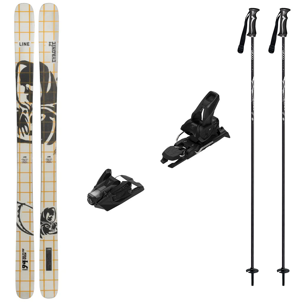 Line Chronic 94 Skis 2027 with Strive 12 Bindings Ski Package