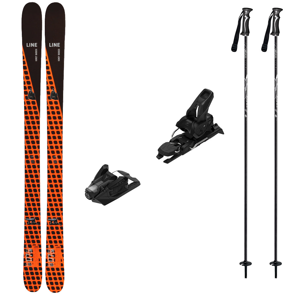 Line Honey Badger Skis 2027 with Strive 12 Bindings Ski Package