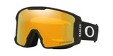 LineMinerM-Oakley goggles with yellow lens on a white background