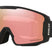 LineMinerM-Oakley goggles with pinkish-red lens on a white background