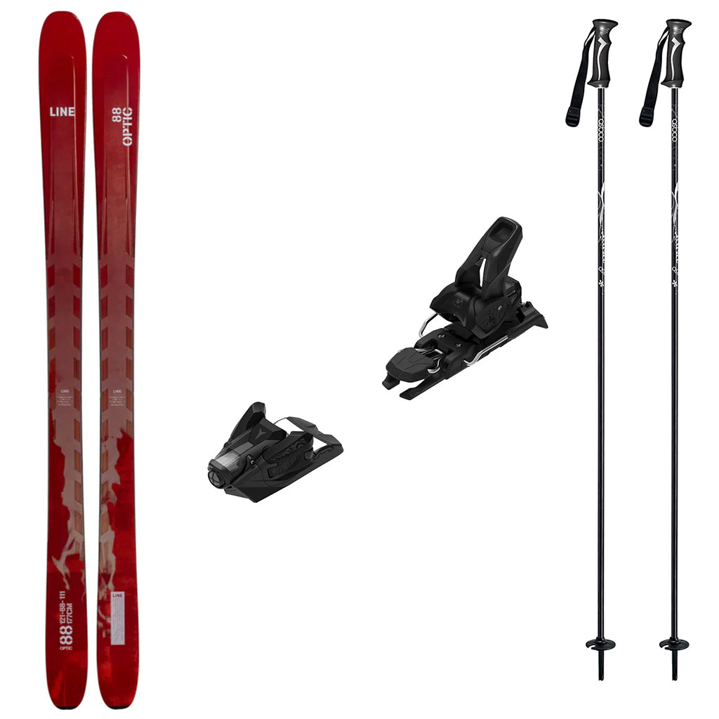 Line Optic 88 Skis 2027 with Strive 12 Bindings Ski Package