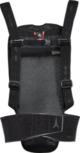 LiveShieldAMIDLite- Black back protector on a white background
